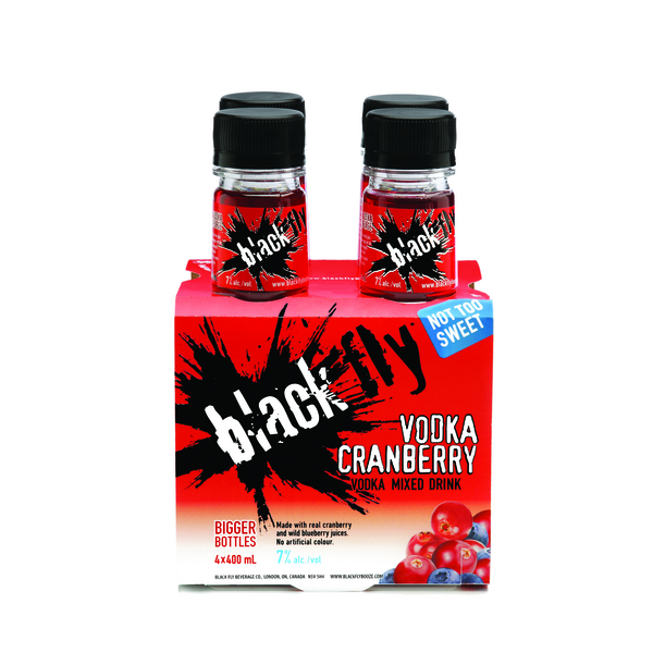 After Hours Alcohol Black Fly Vodka Cranberry by Black Fly Beverage Company Inc.