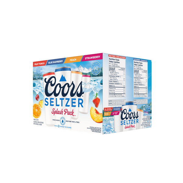 After Hours Alcohol Coors Seltzer Splash Pack by Coors Light